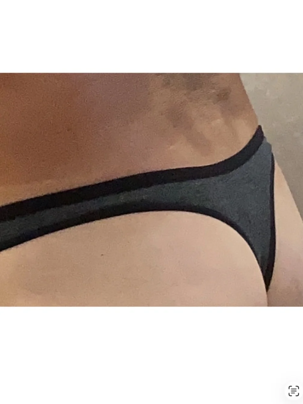 Sexy grey thong, large
